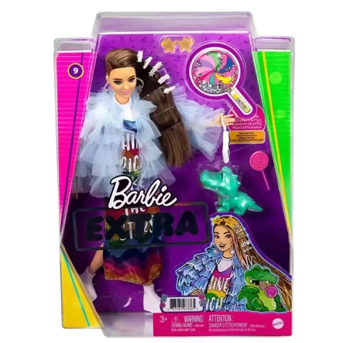 Barbie Extra Sarı Ceketli Bebek Gyj78