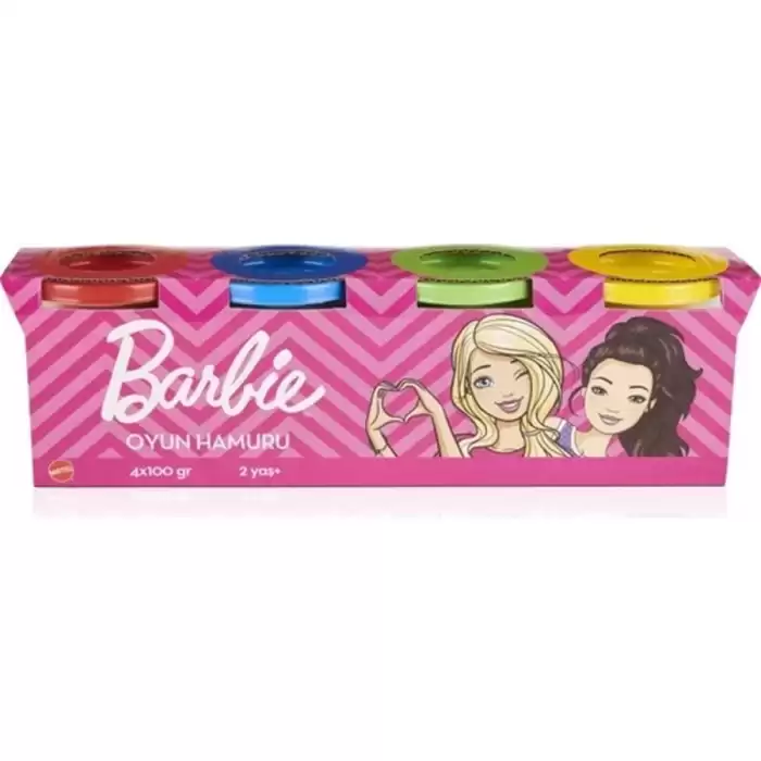 Barbie Oyun Hamuru 4 Lü (4X100 Gr.) Gpn18