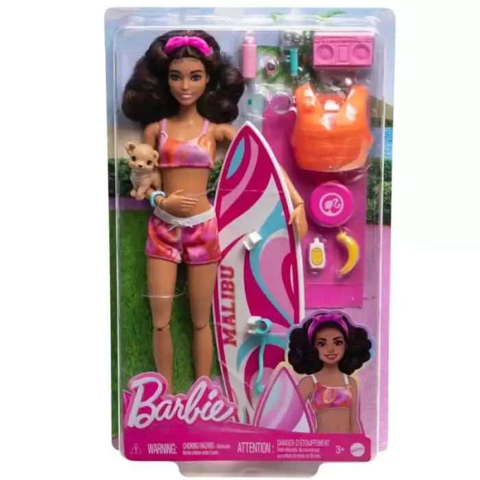 Barbie Sörf Yapıyor Oyun Seti Hpl69