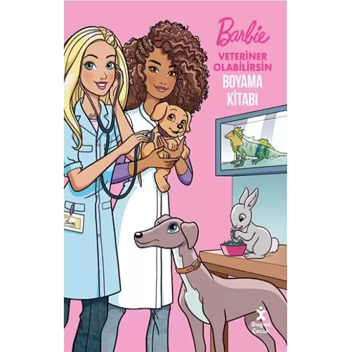 Barbie Veteriner Olabilirsin Boyama Kitabı