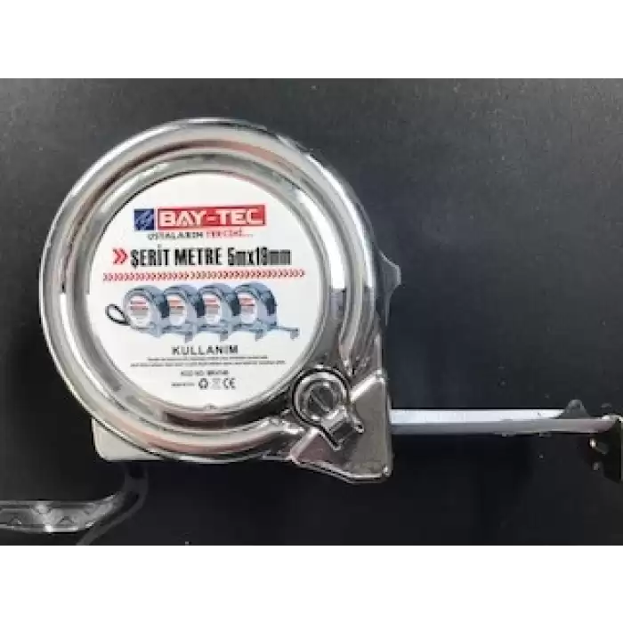 Bay-Tec Mk4146 5Mt 19Mm Krom Şerit Metre