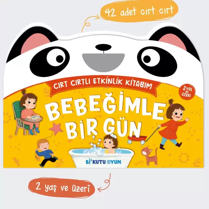 Bebeğimin Bir Günü - Cırt Cırtlı Etkinlik Kitabım (18-24 Ay)