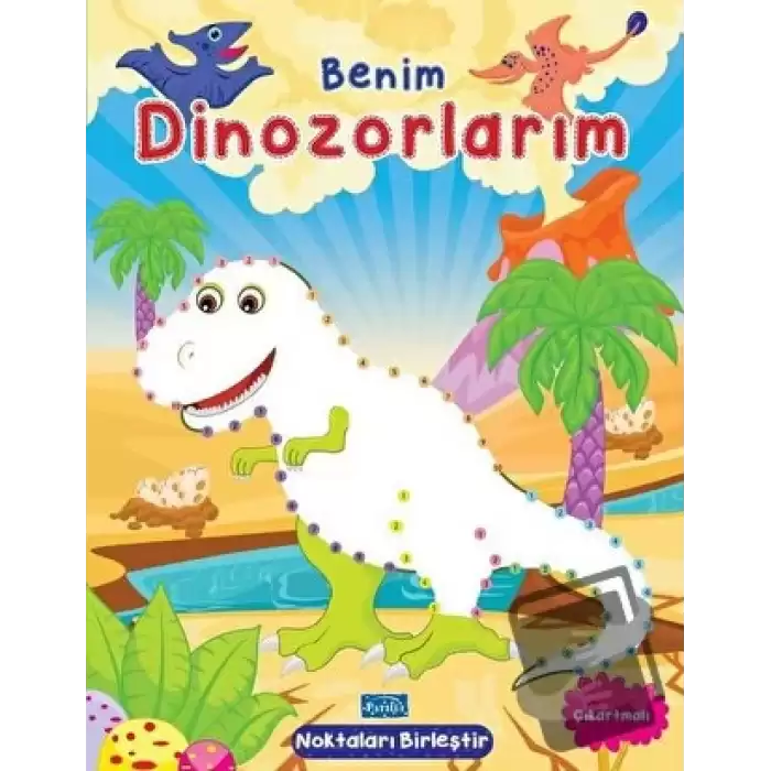 Benim Dinozorlarım - Noktaları Birleştir Çıkartmalı