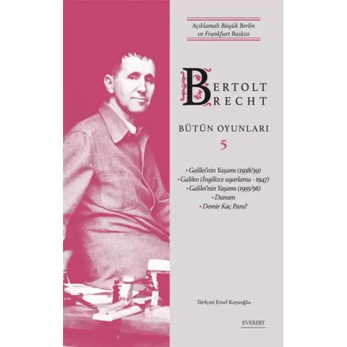 Bertolt Brecht Bütün Oyunları 5 (Ciltli)