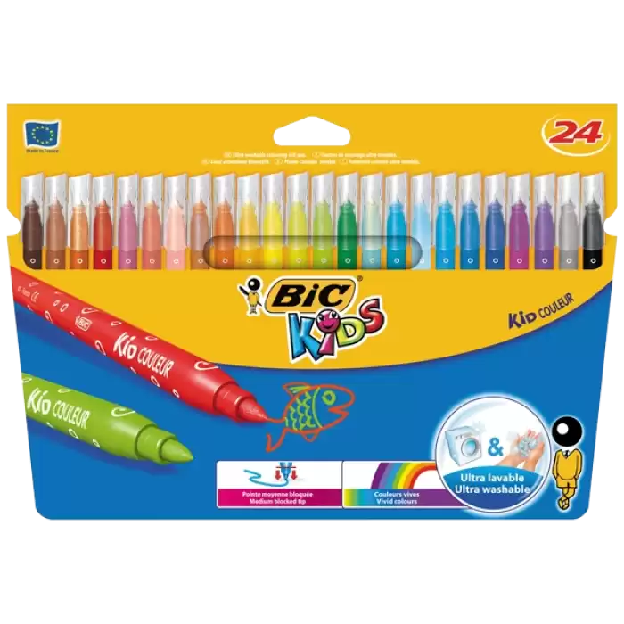 Bic Keçeli Boya Kalemi Kids Couleur 24 Renk 841800