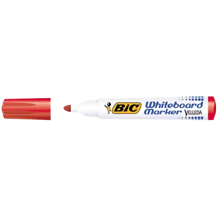 Bic Tahta Kalemi Yuvarlak Uçlu Velleda Kırmızı 1701 03 - 12li Paket