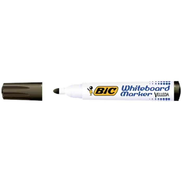 Bic Tahta Kalemi Yuvarlak Uçlu Velleda Siyah 1701 09 - 12li Paket