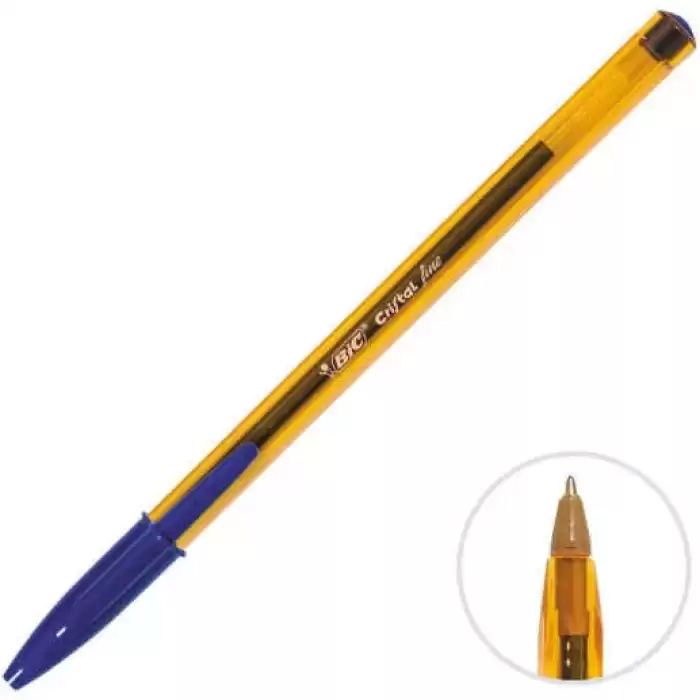 Bic Tükenmez Kalem Cristal  Fine 0.8 Mm Mavi 872730 - 50li Paket