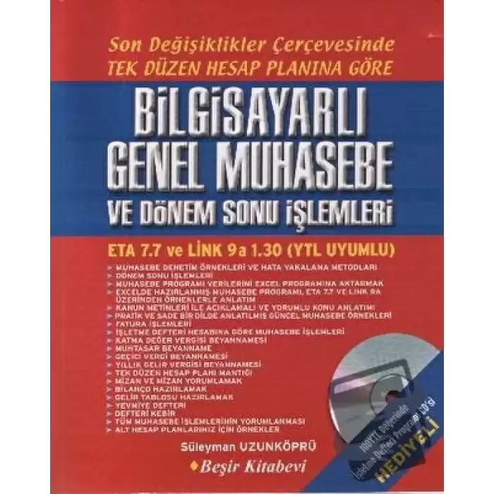 Bilgisayarlı Genel Muhasebe