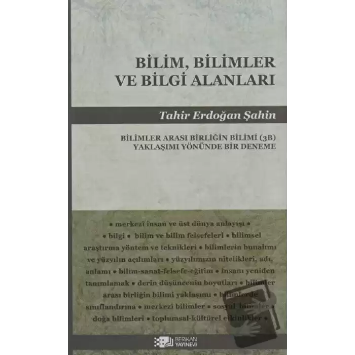 Bilim, Bilimler ve Bilgi Alanları