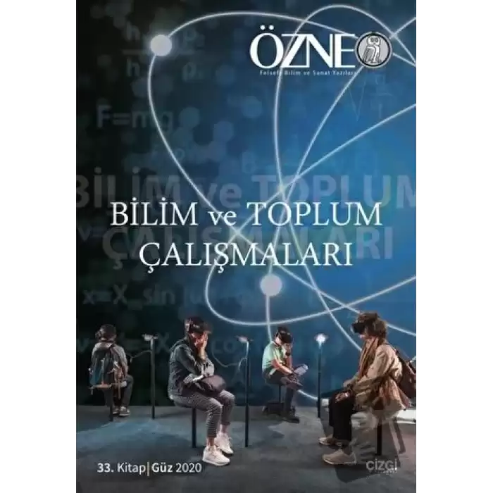 Bilim ve Toplum Çalışmaları - Özne 33. Kitap