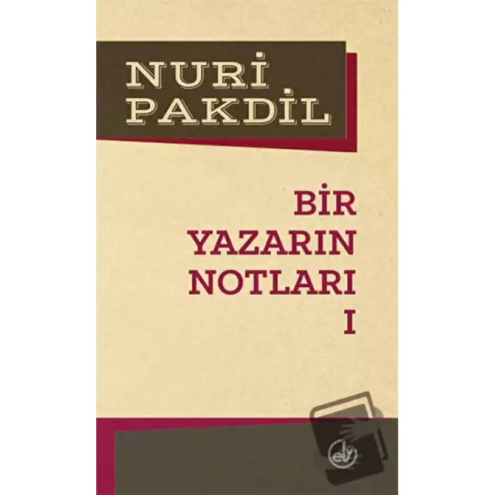 Bir Yazarın Notları 1