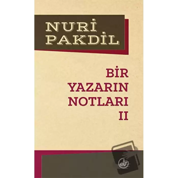 Bir Yazarın Notları 2