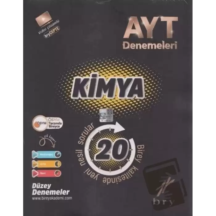 Birey Yayınları AYT Kimya 20 Deneme