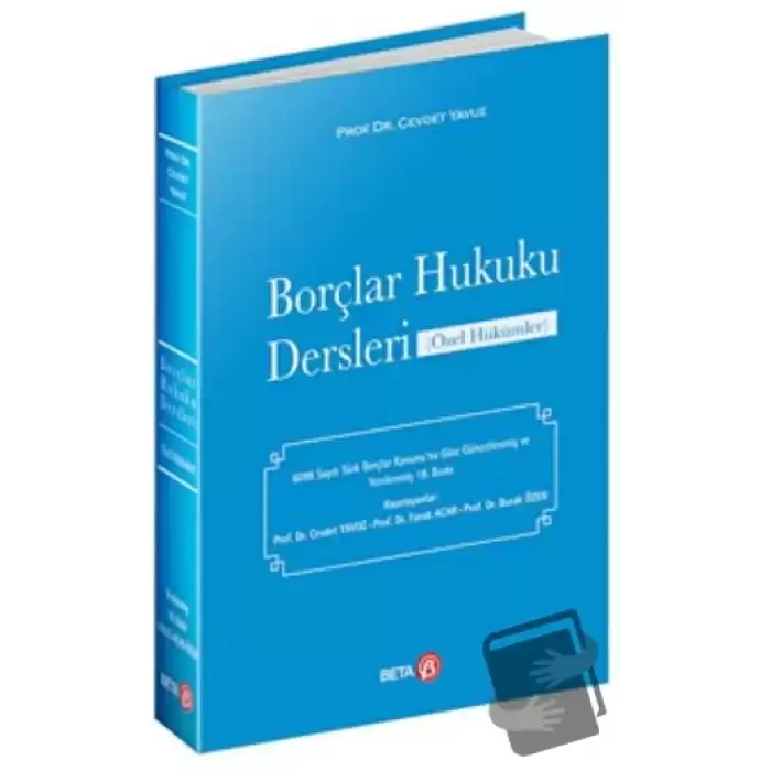 Borçlar Hukuku Dersleri (Özel Hükümler)