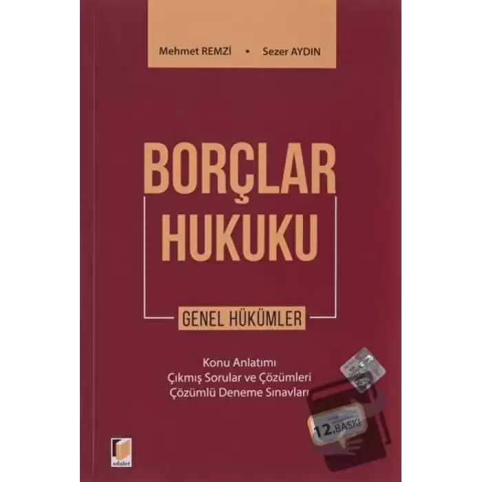 Borçlar Hukuku Genel Hükümler