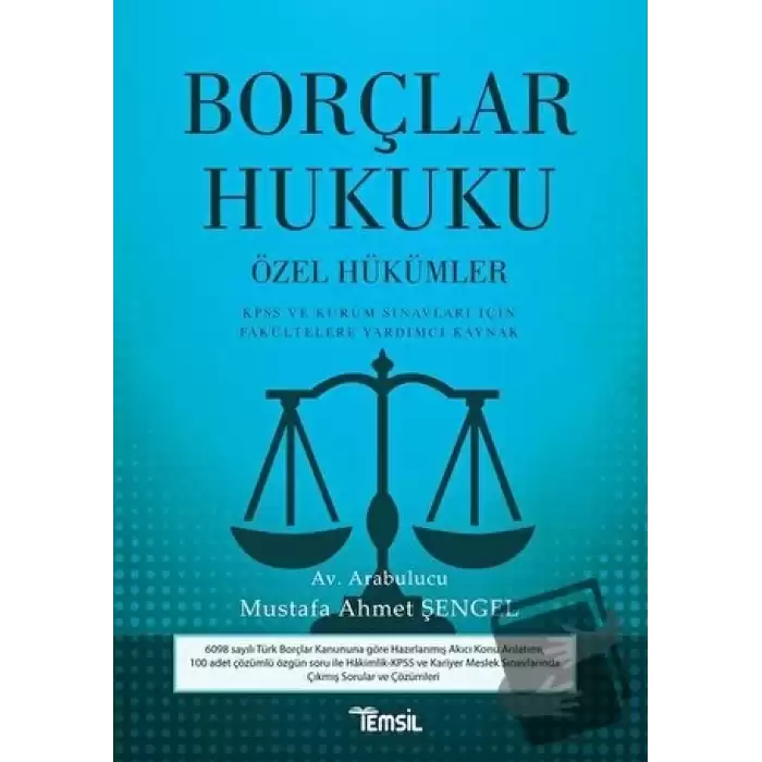 Borçlar Hukuku - Özel Hükümler