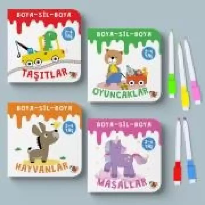 Boya-Sil-Boya (4 Kitap Set)