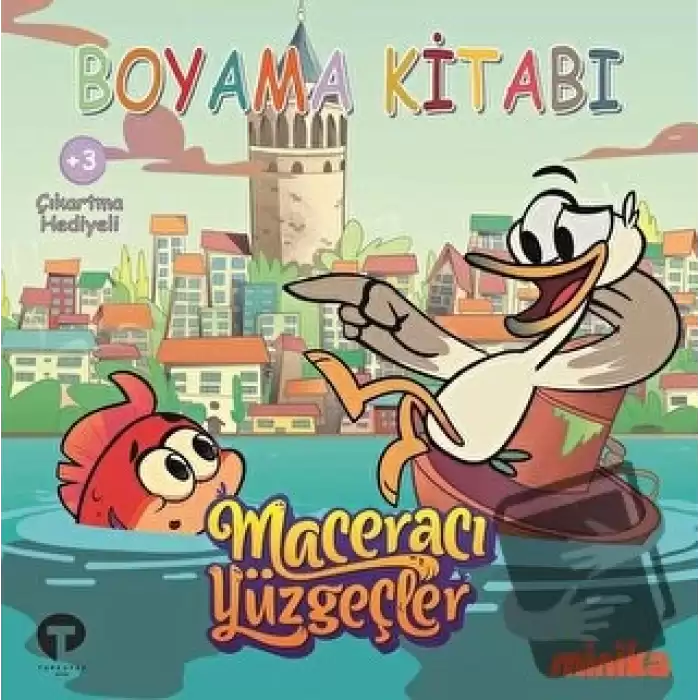 Boyama Kitabı - Maceracı Yüzgeçler 3 (Ciltli)