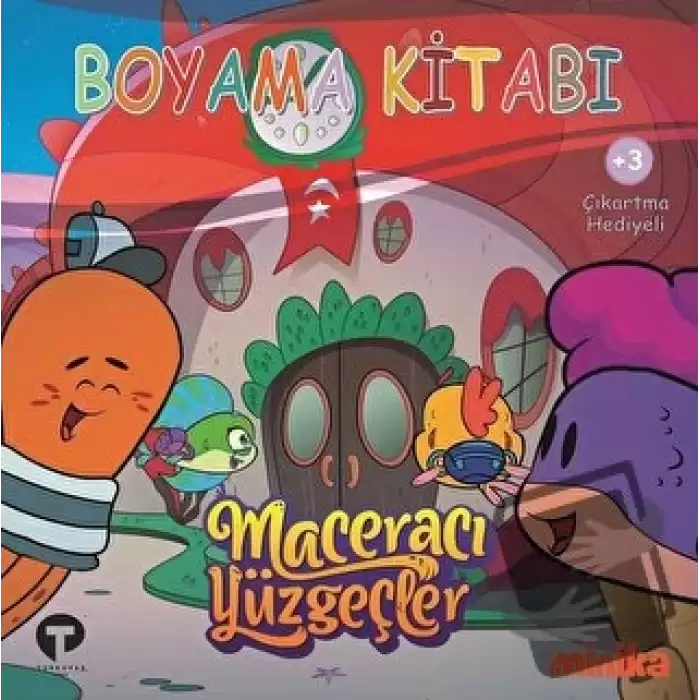 Boyama Kitabı - Maceracı Yüzgeçler 4 (Ciltli)