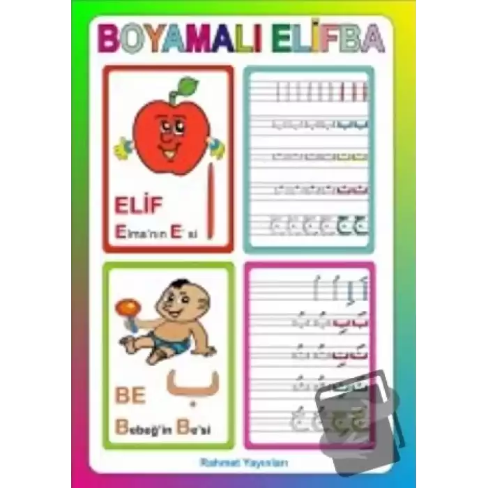 Boyamalı Elifba (Tecvit İlaveli)