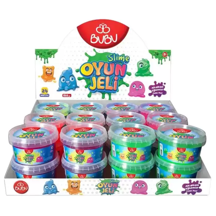 Bu-Bu Oyun Jeli Orta Boy 160 Gr Bubu-Slm002 - 24lü Paket