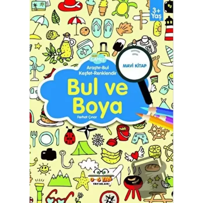 Bul ve Boya - Mavi Kitap