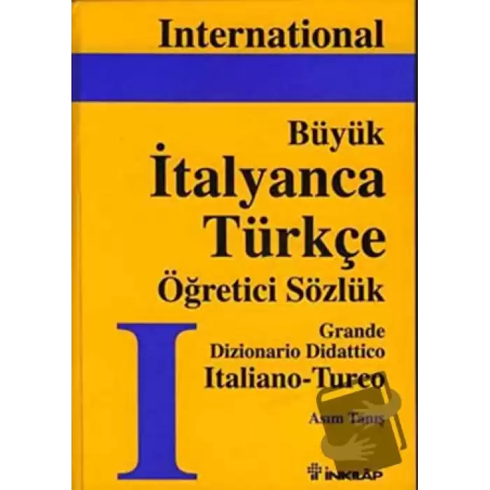 Büyük İtalyanca-Türkçe Büyük Öğretici Sözlük Cilt: 1 (Ciltli)
