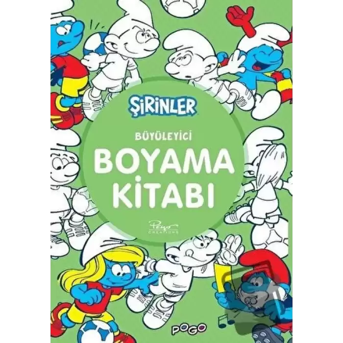 Büyüleyici Boyama Kitabı - Şirinler