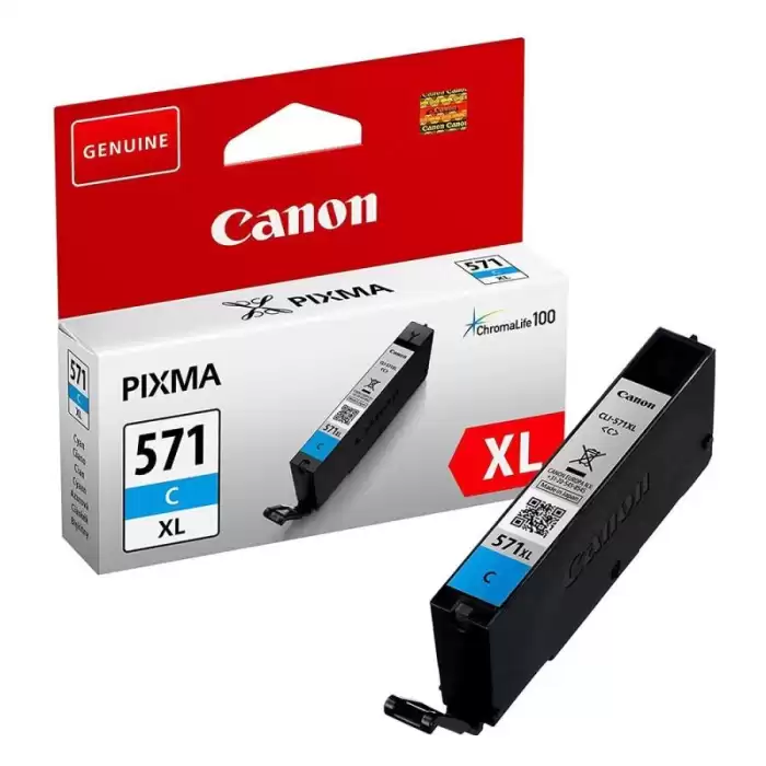 Canon Clı-571Xl C Cyan Mavi Yüksek Kapasiteli Mürekkep Kartuş Ts5050-9050