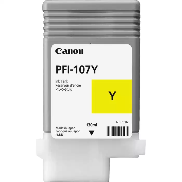 Canon Pfı-107Y Yellow Sarı Plotter Kartuş Ipf770-775