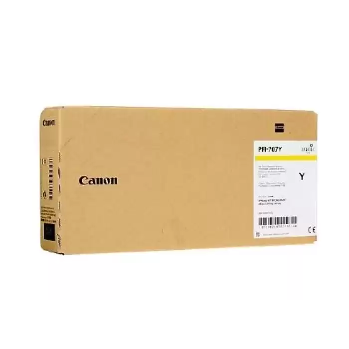 Canon Pfı-707Y Yellow Sarı Plotter Kartuş Ipf830-840-850