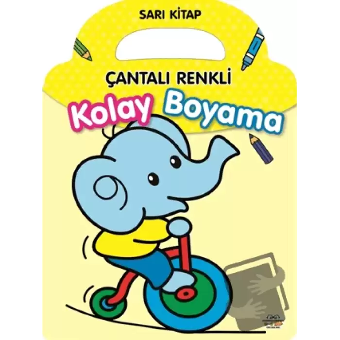 Çantalı Renkli Kolay Boyama- Sarı Kitap