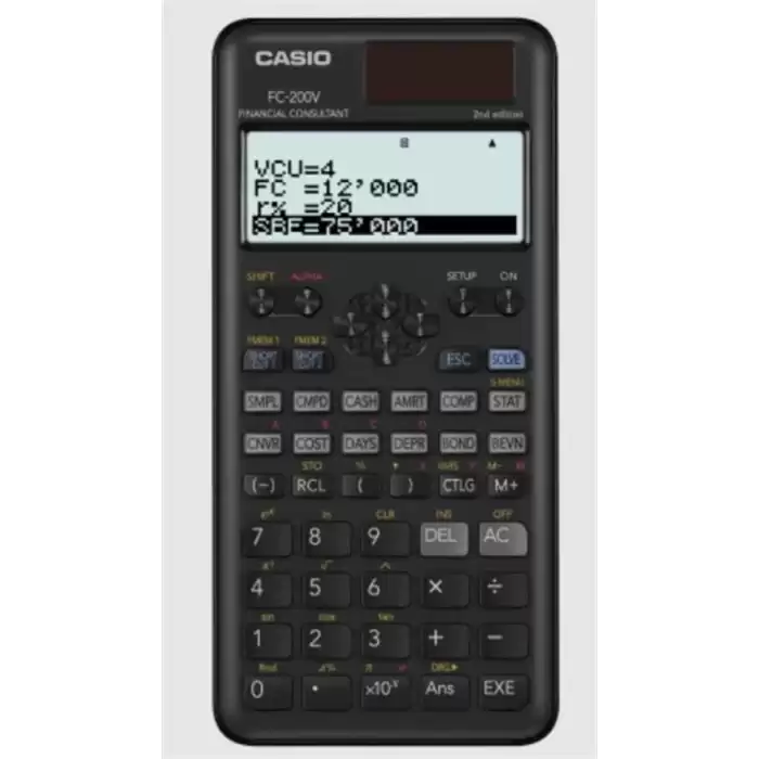 Casio Fc-200V Finansal Hesap Makinesi