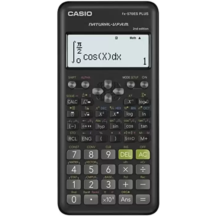 Casio Fx-570Es Plus 2. Versiyon Bilimsel Fonksiyonlu Hesap Makinesi