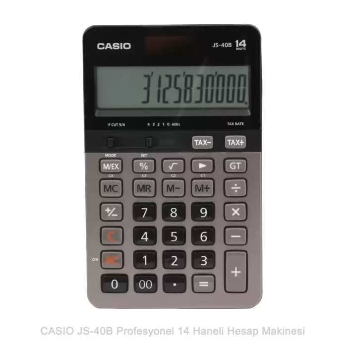 Casio Js-40B Profesyonel 14 Hane Masa Üstü Hesap Makinesi