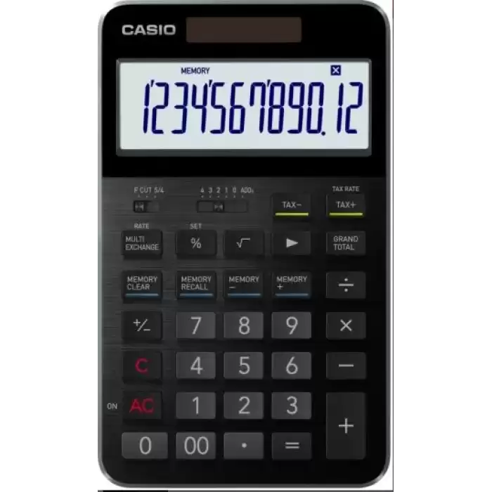 Casio S100X-Bk-Dj Profesyonel 12 Hane Masa Üstü Hesap Makinesi