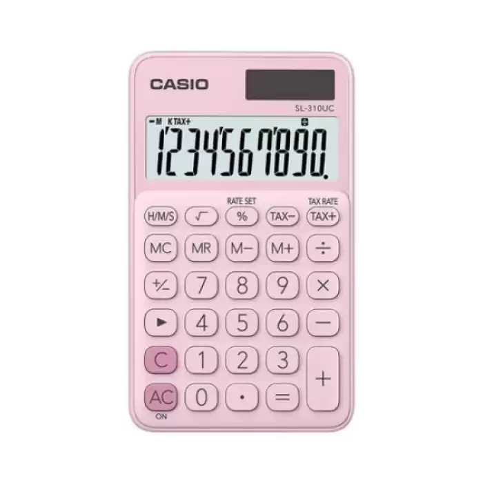 Casio Sl-310Uc-Pk Cep Tipi 10 Hane Pembe Hesap Makinesi