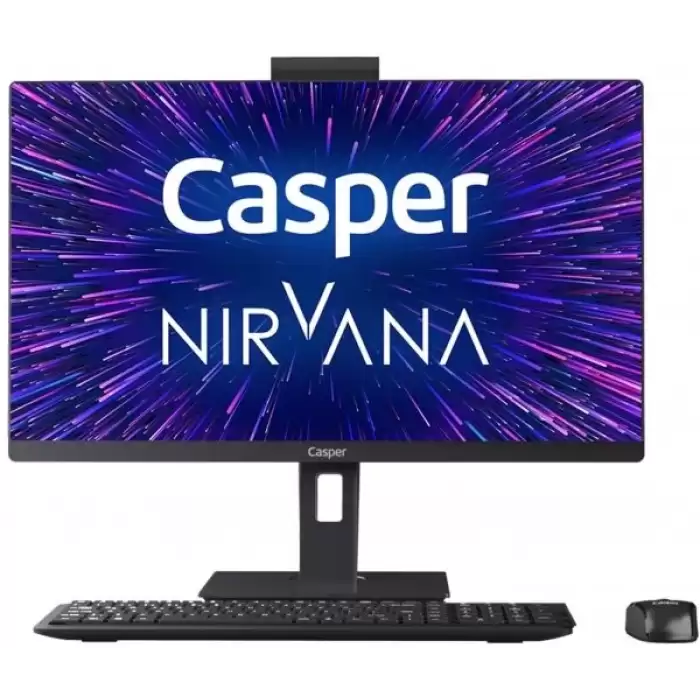 Casper Nirvana One A70.1235-Bv00X-V İ5 1235U 16Gb 500Gb M2 Ssd Dos 23.8 Fhd Pivot Wifi Aıo