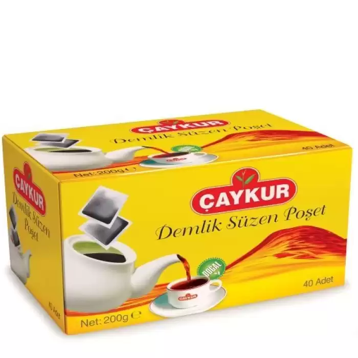 Çaykur Demlik Poşet Çay 200Gr 40 Ad Demlik Poşet