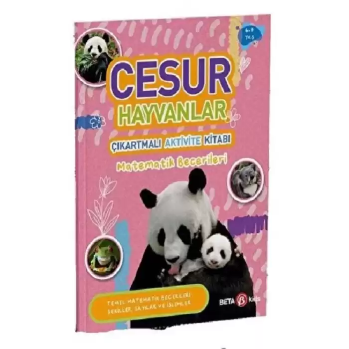 Cesur Hayvanlar - Çıkartmalı Aktivite Kitabı