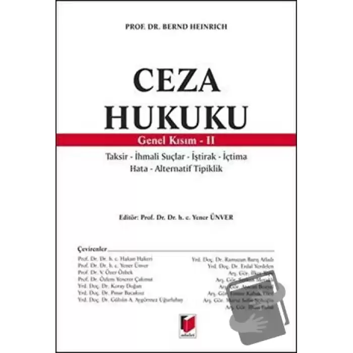 Ceza Hukuku - Genel Kısım 2