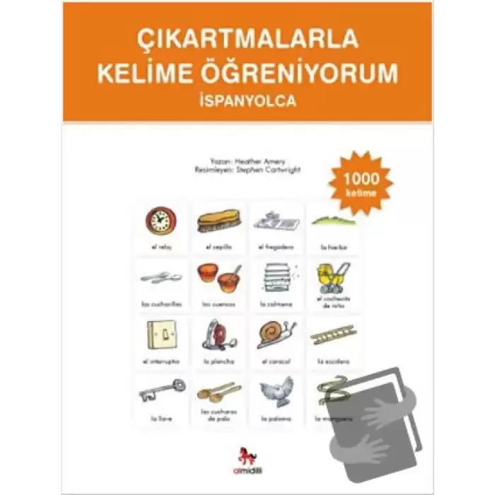 Çıkartmalarla Kelime Öğreniyorum - İspanyolca