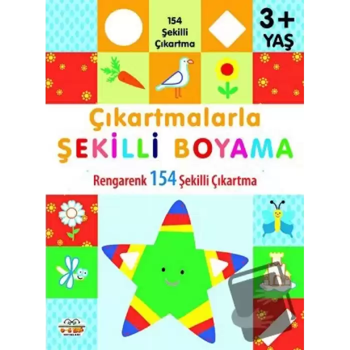 Çıkartmalarla Şekilli Boyama 3 Yaş Üstü