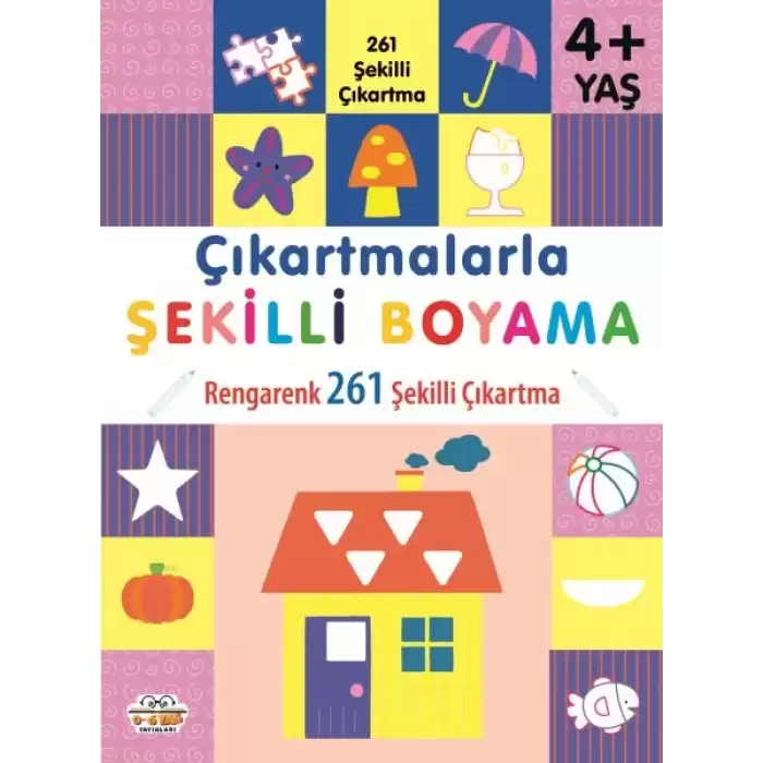 Çıkartmalarla Şekilli Boyama 4 Yaş Üstü