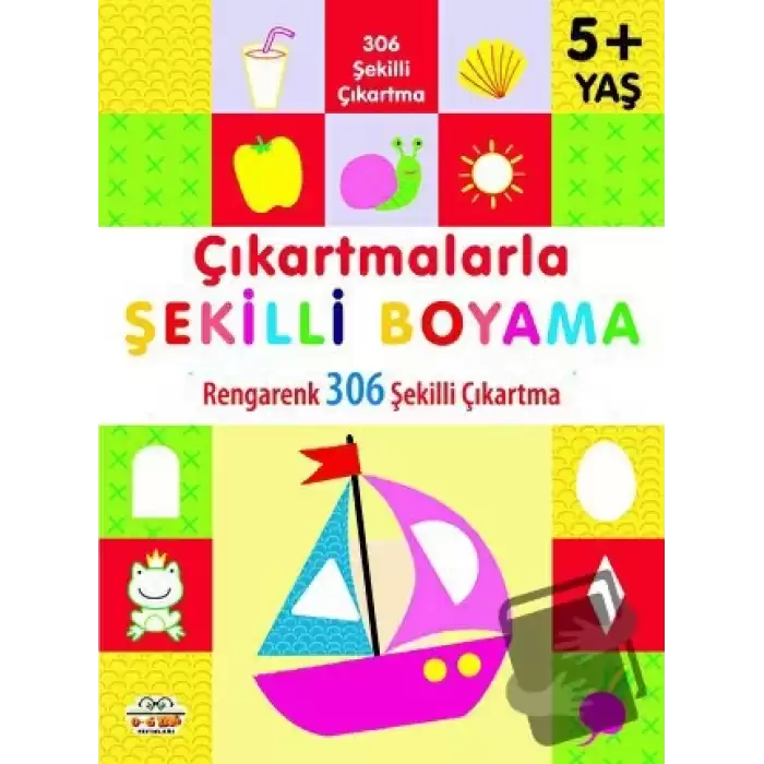 Çıkartmalarla Şekilli Boyama 5 Yaş Üstü