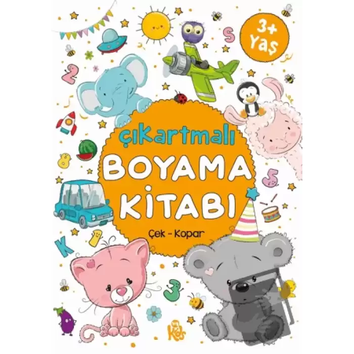 Çıkartmalı Boyama Kitabı 3 Yaş+