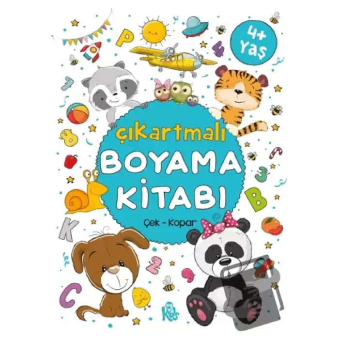 Çıkartmalı Boyama Kitabı 4 Yaş+