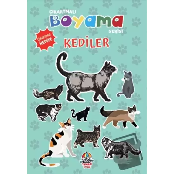 Çıkartmalı Boyama Serisi - Kediler