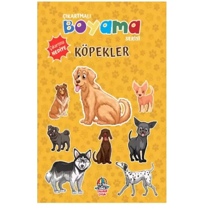 Çıkartmalı Boyama Serisi - Köpekler